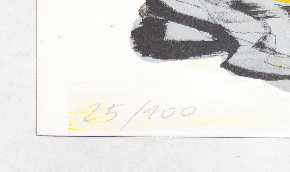 Rittstein Michael – Bez názvu, barevná litografie, č. 25/100, 2000