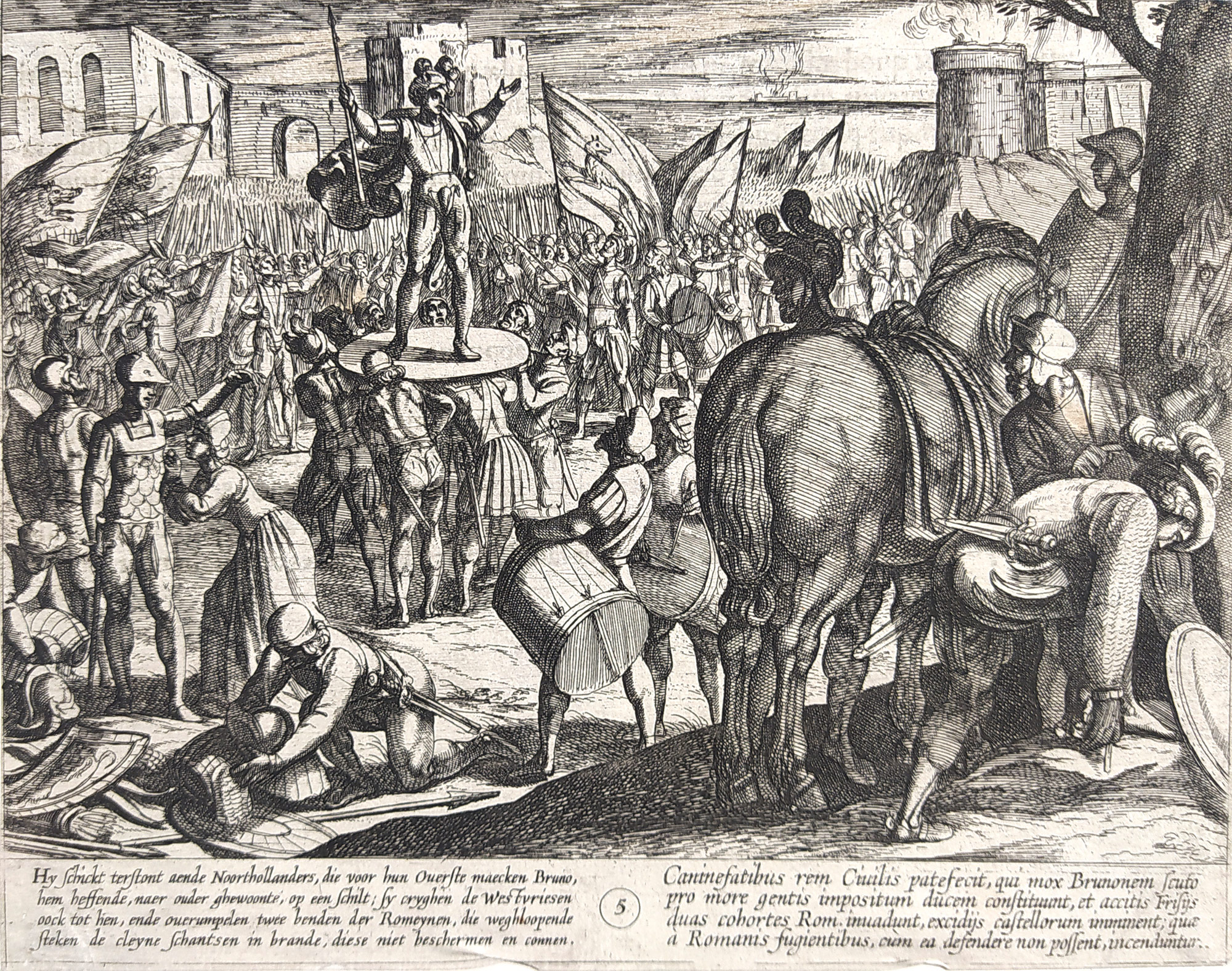 Tempesta, Antonio – předloha Otto van Veen, dva původní lepty (2 a 5), 1611