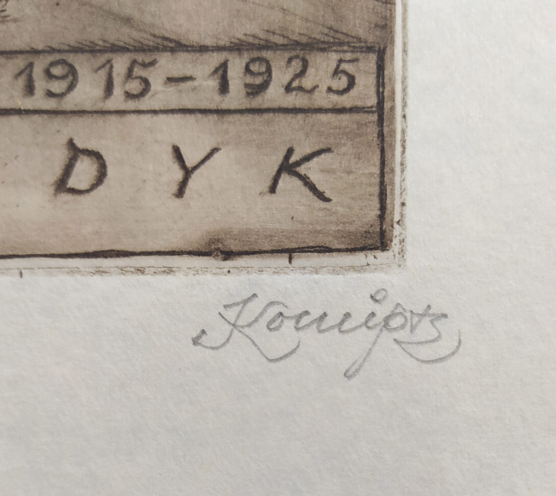 Konůpek Jan – Emporium 1915–1925, Alois Dyk, lept s barevným podtiskem, 1925