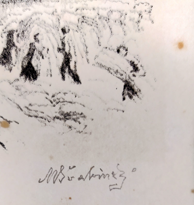 Švabinský Max – Bohyně deště II., původní litografie, číslováno 16/20, 1947