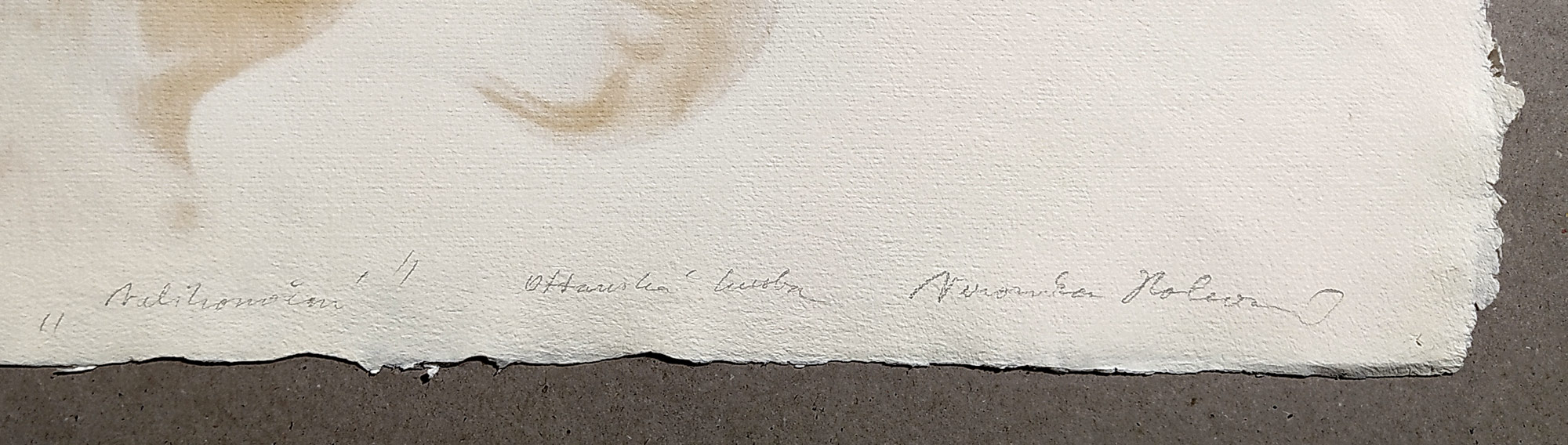 Holcová Veronika – Velikonoční, olejomalba na ručním papíře, 2018