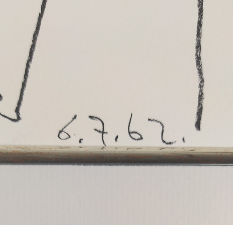 Picasso Pablo – Le Peintre et son Modèle, 6. 7. 1962, původní litografie z tiskárny Mourlot 353, 1962