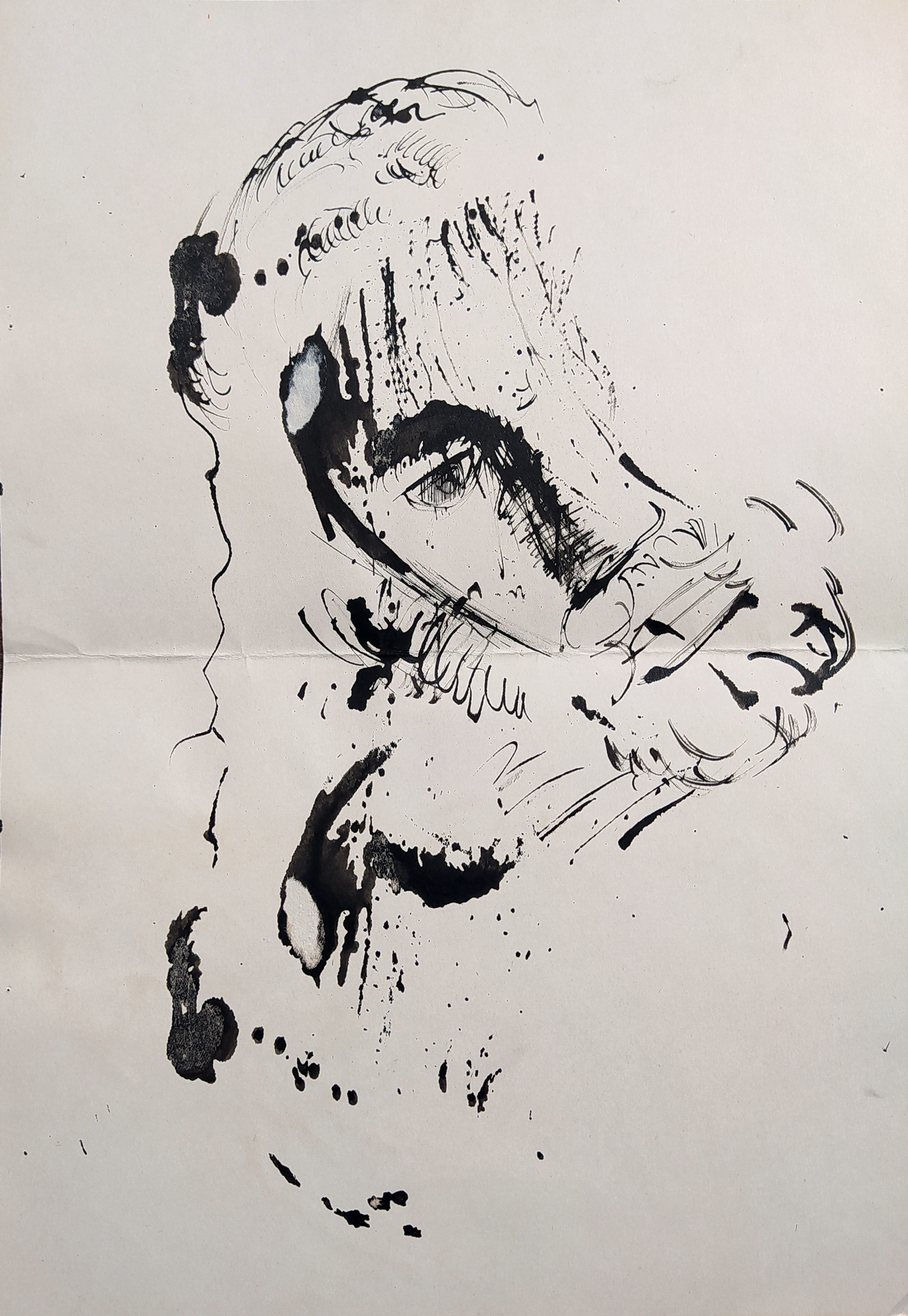 Sivko Václav – Dvě studie, oboustranná kresba perem, 1945–1947