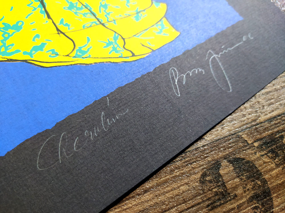 Jirků Boris – Cherubín, barevná serigrafie, 2000