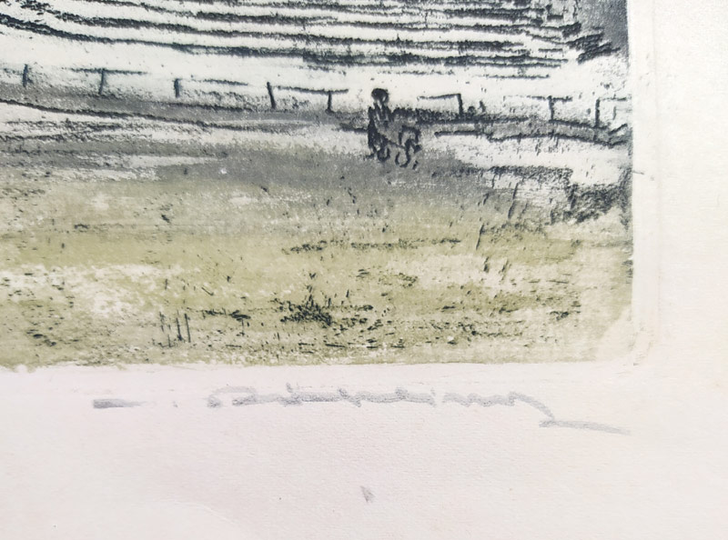 Röhling Vladislav – Praha, Staroměstské náměstí, barevný lept s akvatintou, ca 1925