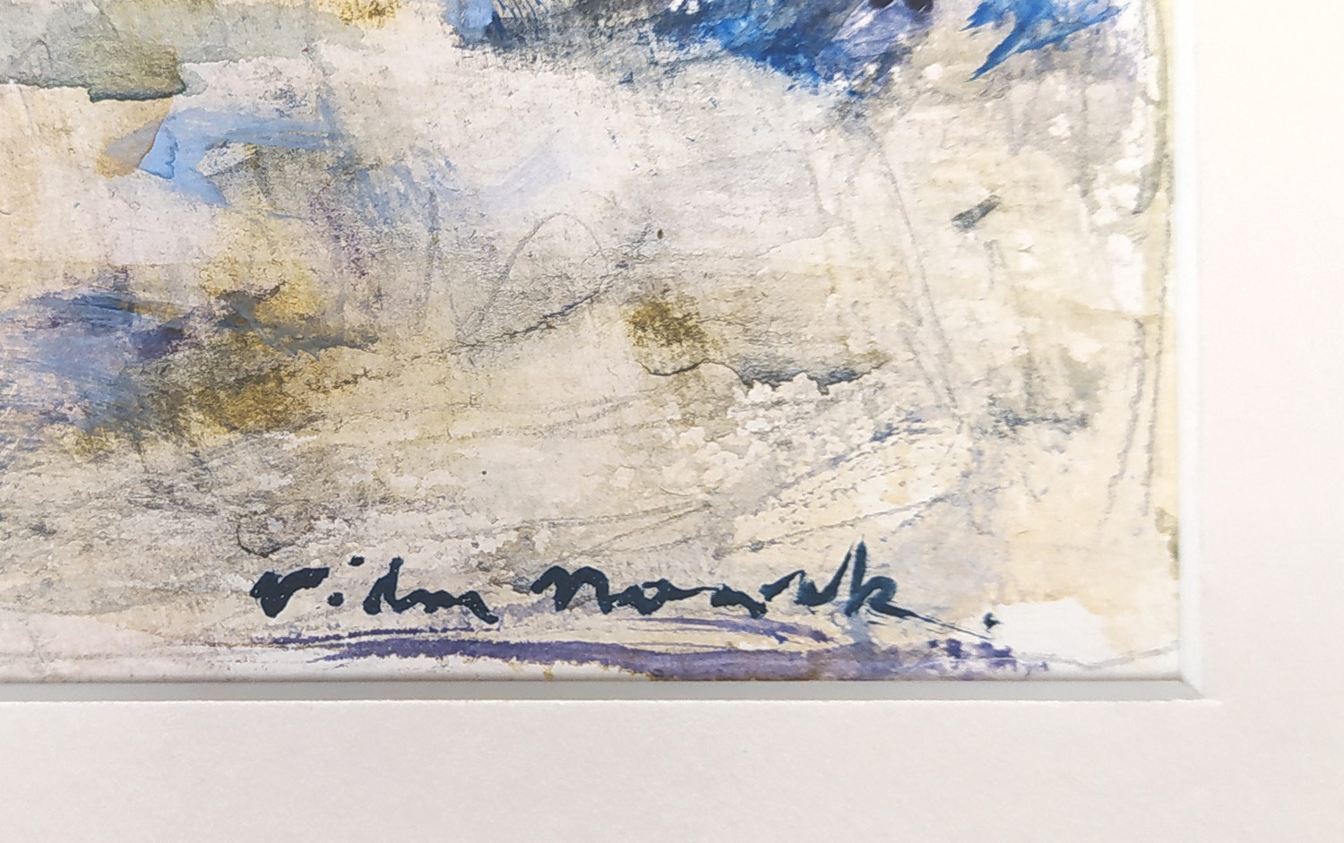 Nowak Willi – Ranní vyjížďka, původní akvarelová malba, ca 1940