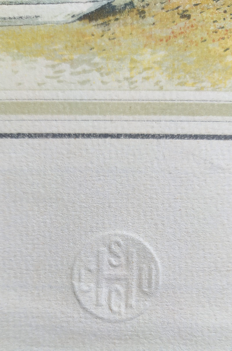 Bouda Cyril – Zátiší s krevetami a citronem, barevná litografie, ca 1943