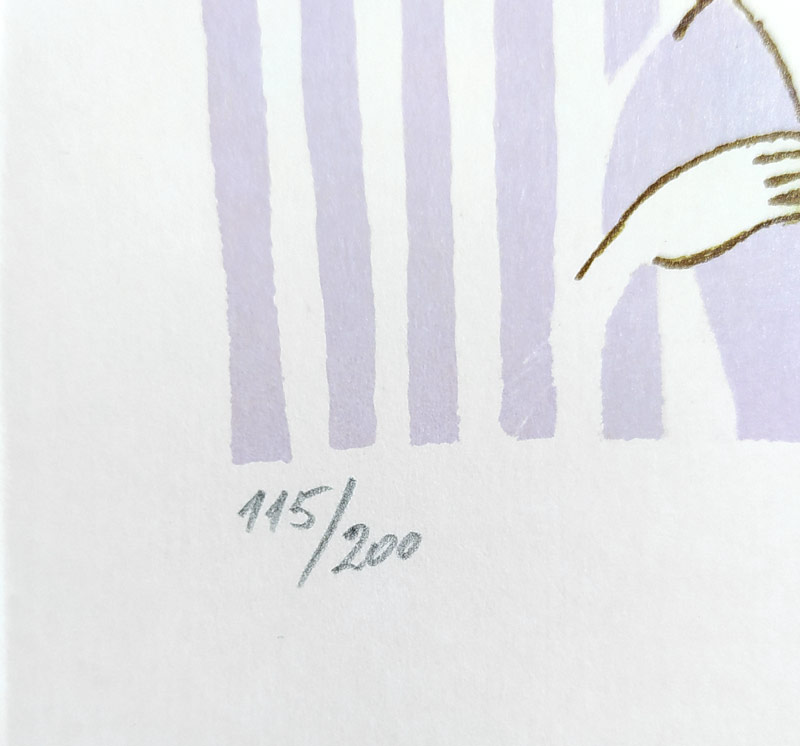 Suchý Jiří – Představy, barevná serigrafie, číslováno 115/200, 1997