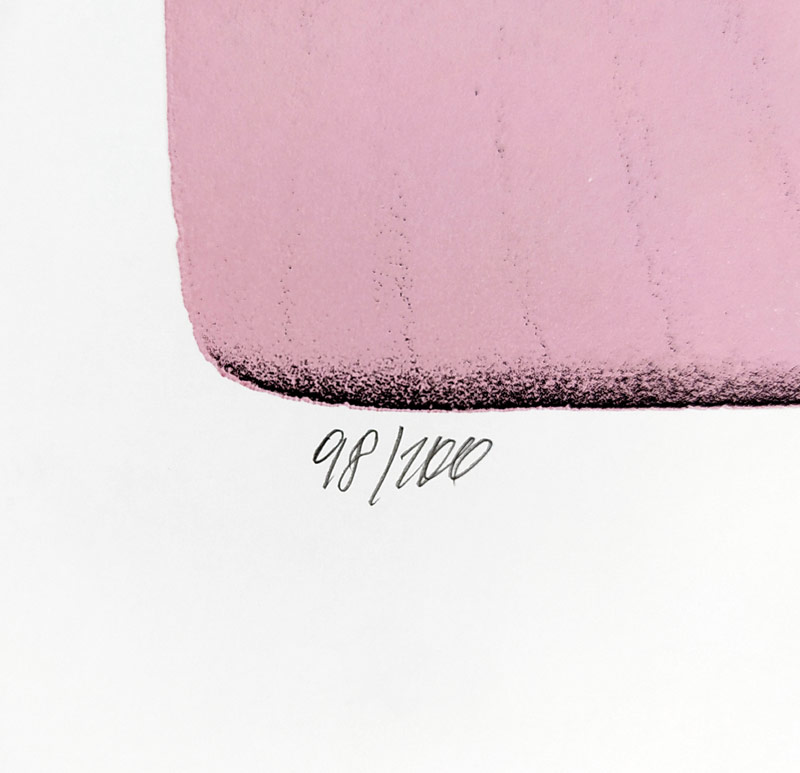 Komárek Vladimír – Anděl, původní barevná litografie, nedatováno