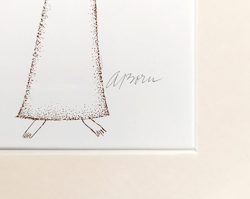 Born Adolf – Andělé, původní litografie, 80. léta 20. stol.