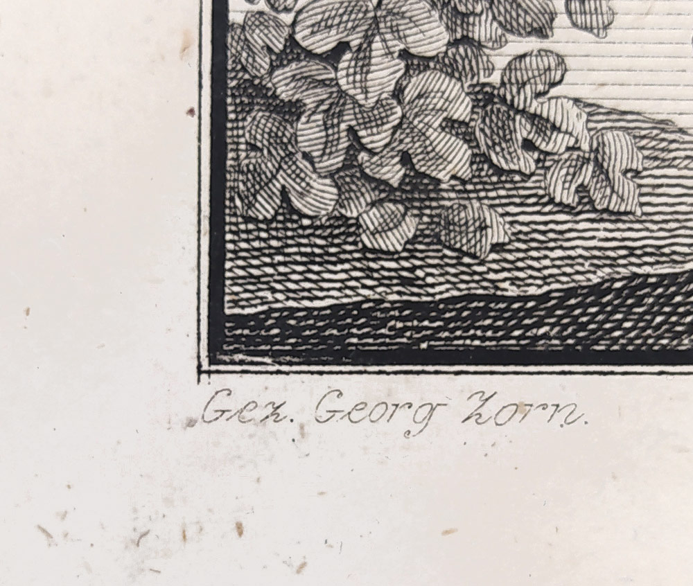 České Budějovice – Lannova loděnice, pohled od východu, Jiří Zorn, V. Wacha, původní kamenorytina, ca 1850