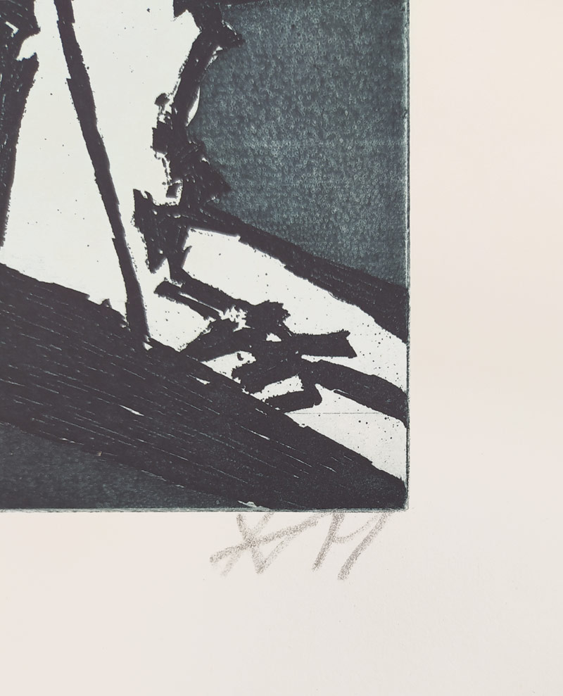 Koblasa Jan – Máj (K. H. Mácha), původní barevná akvatinta, 1995