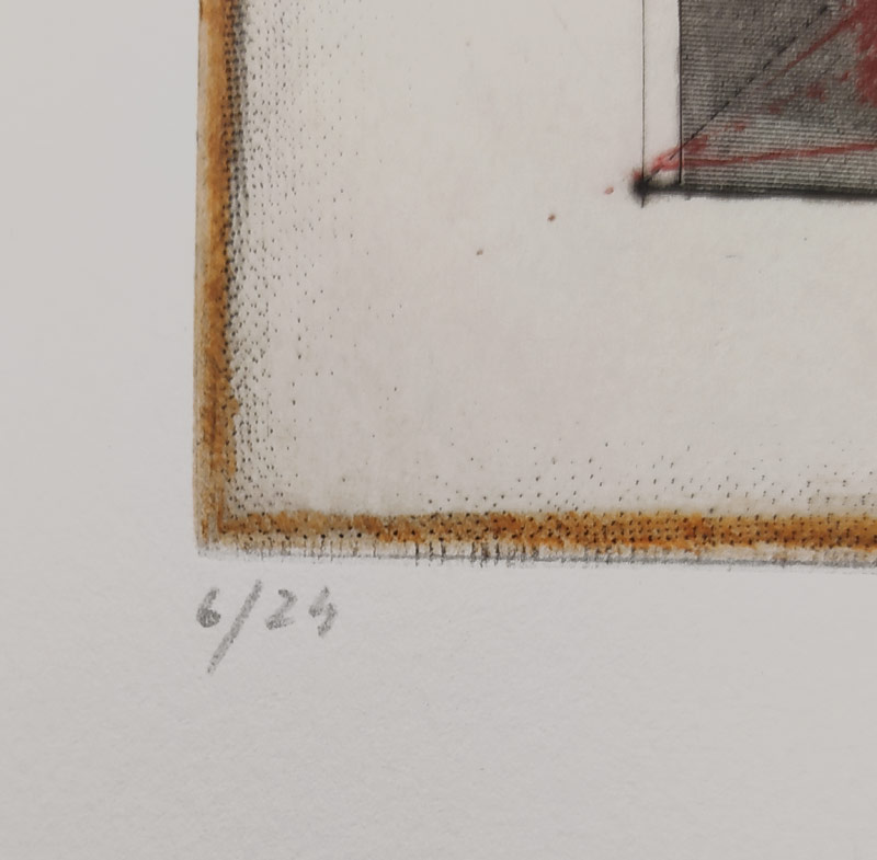 Sovák Pravoslav – Jiří Kolář 24.9.1914, původní zrnkový lept s akvatintou, č. 6/24, nedatováno