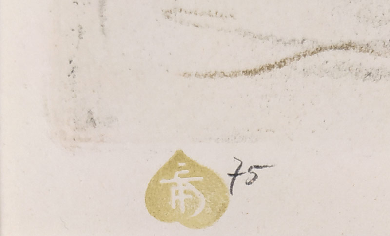Šimon Tavík František – Dívka se džbány, původní barevná litografie, 1919