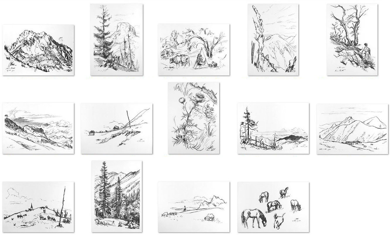 Stretti Mario – Z Malé Fatry, 1950