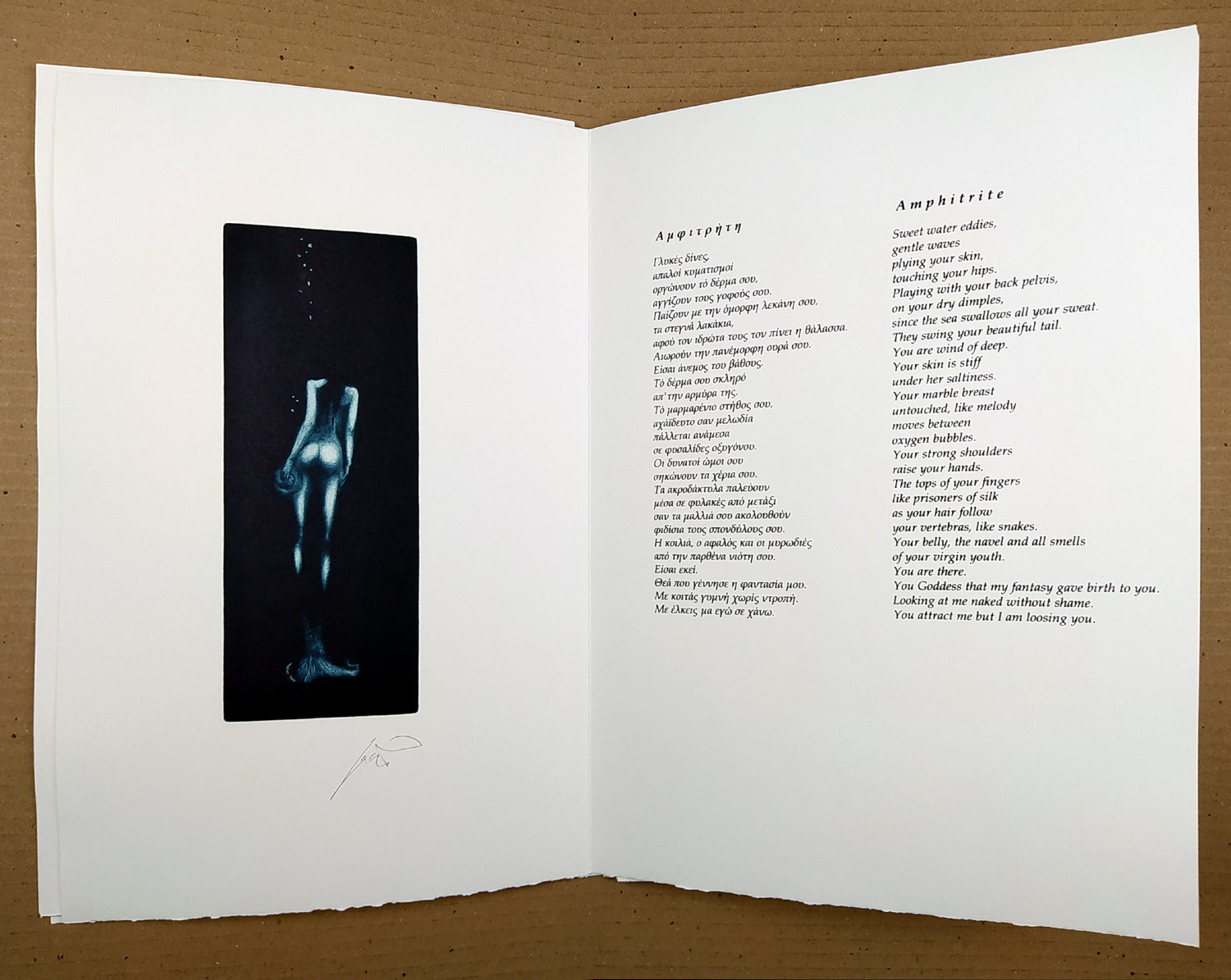 Černoš Jan – Nereids, Νηρηίδες, album devíti mezzotint, 2020