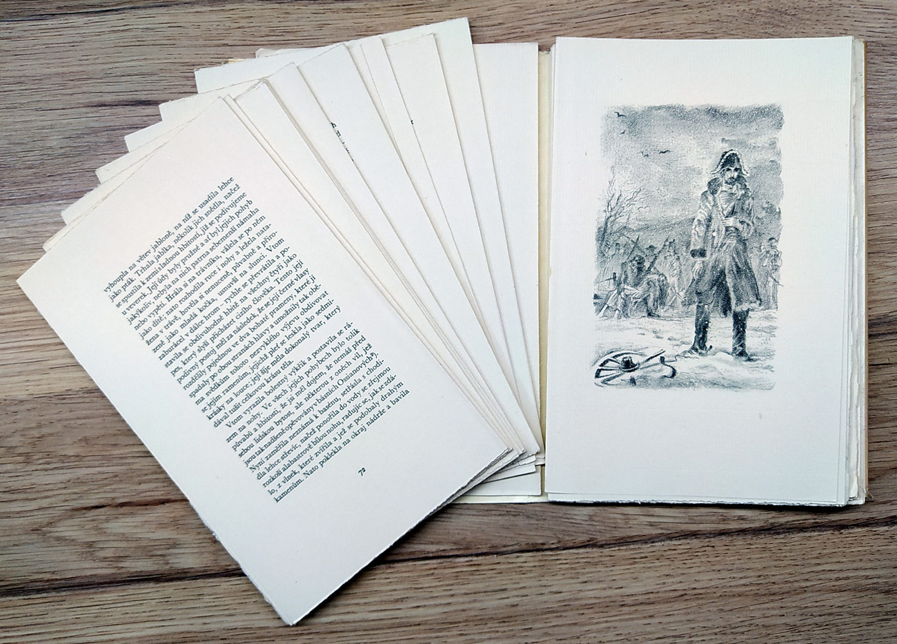 Balzac Honoré de – Červená hospoda, šest litografií: Jaroslav Lukavský, 1950