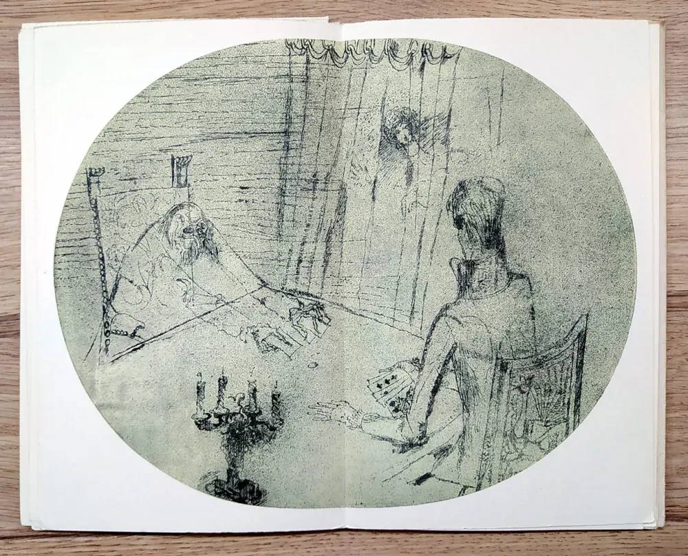 Lermontov M. J. – U hraběnky V. byl hudební večírek, ilustrace: František Tichý, 1941