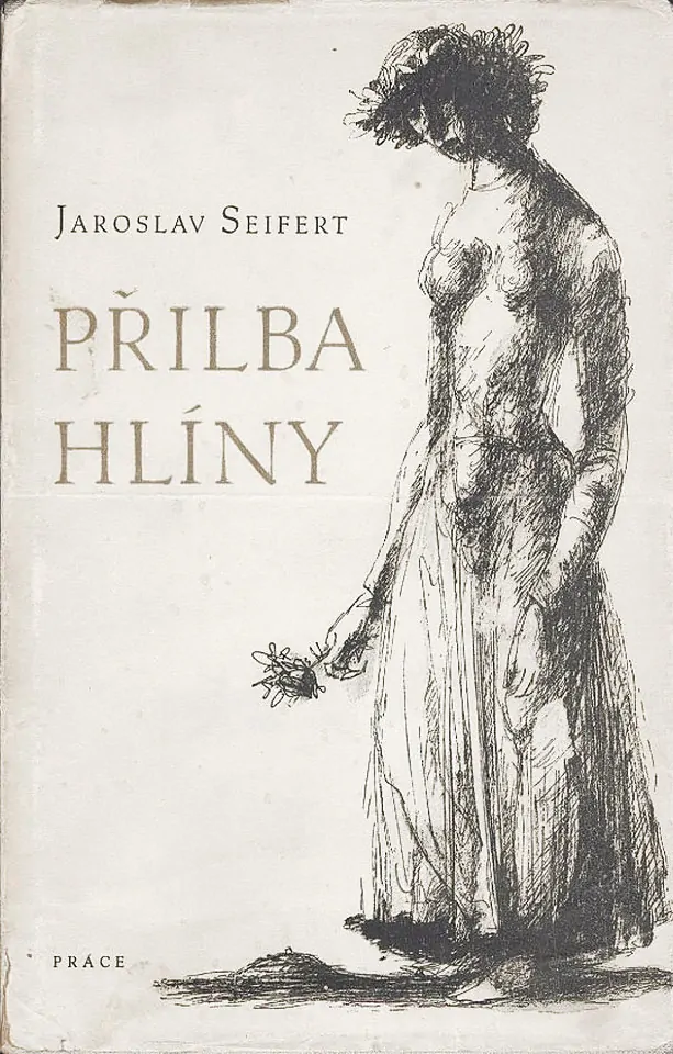 Wiesner Richard – Přilba hlíny, frontispis, původní perokresba ke knize J. Seiferta, 1946