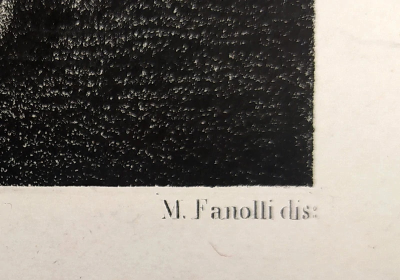 Fanoli Michele – Kající se Máří Magdaléna, litografie podle Tiziana, ca 1860