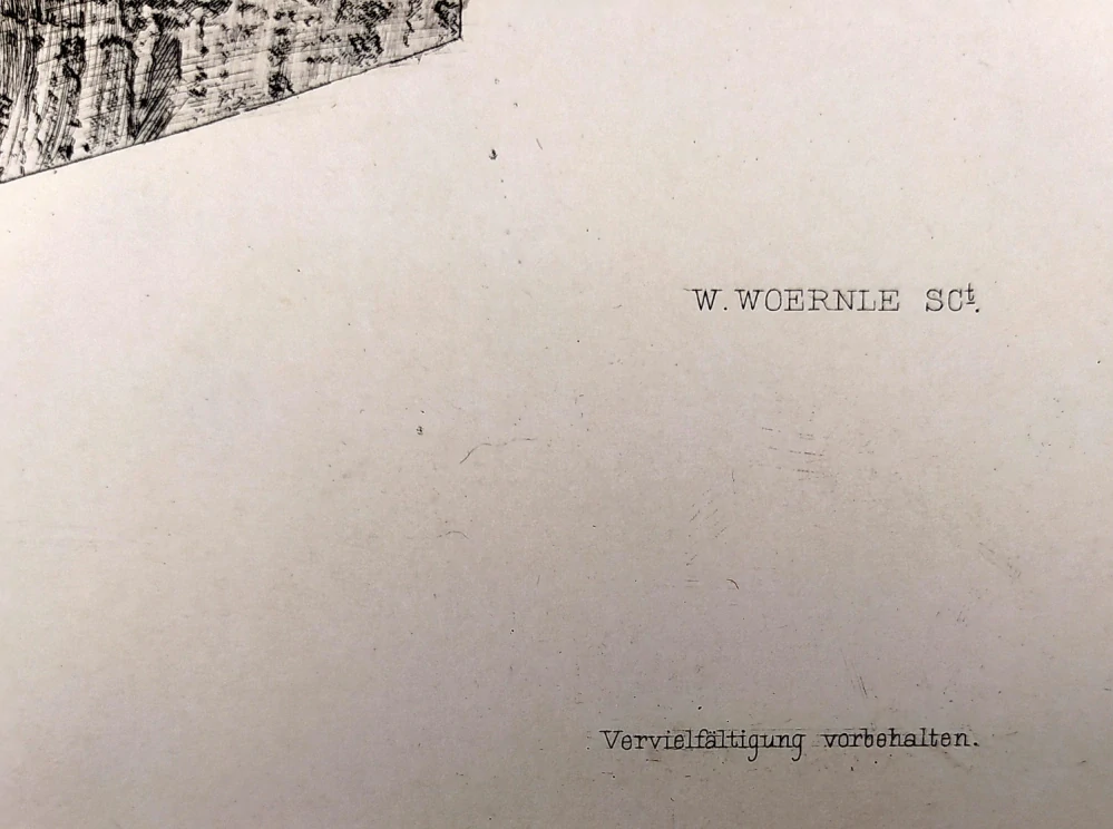 Woernle Wilhelm – Anděl života, lept, předloha G. Segantini, 1894–1896