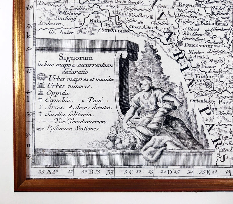  Čechy – Matthäus Seutter, staře kolorovaný původní mědiryt, ca 1730