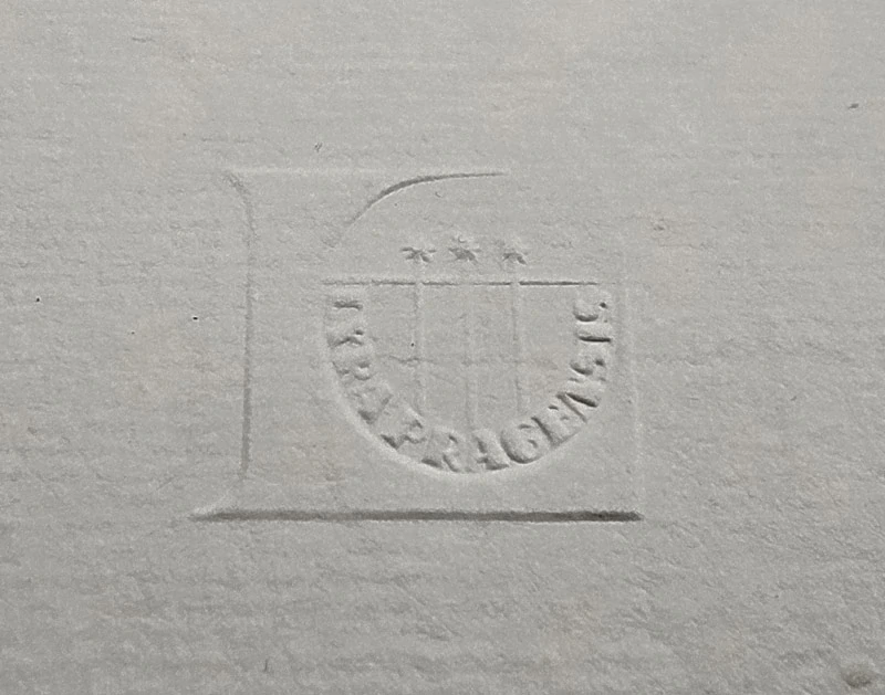 Liesler Josef – Hamlet, větší grafika, barevný lept, 1953