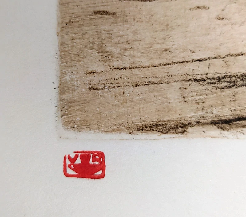 Röhling Vladislav – Pohled na Hradčany, barevný lept s akvatintou, nedatováno