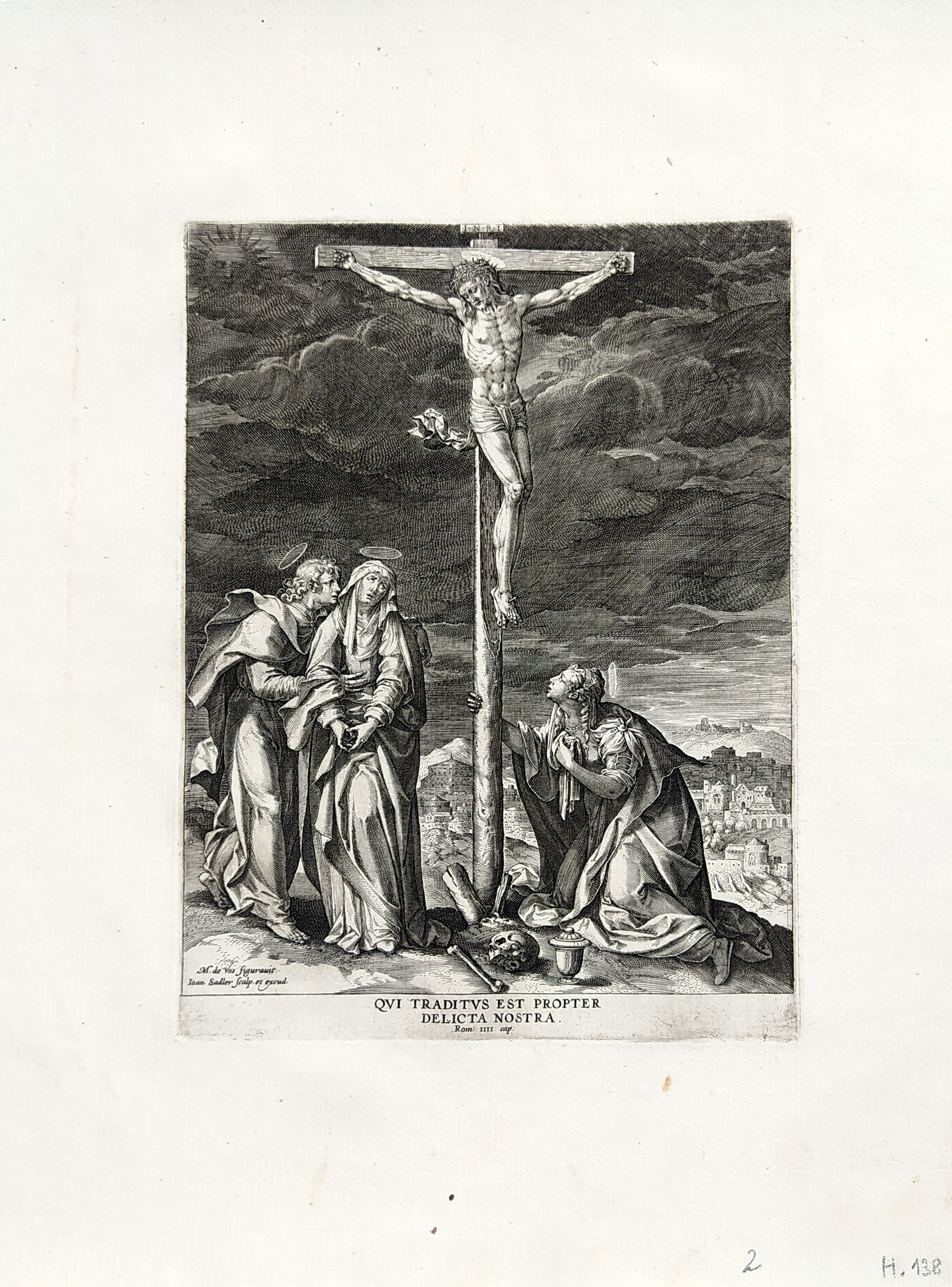 Sadeler Johann – Výjevy ze života Kristova, předloha Marten de Vos, pět původních mědirytů, 1582