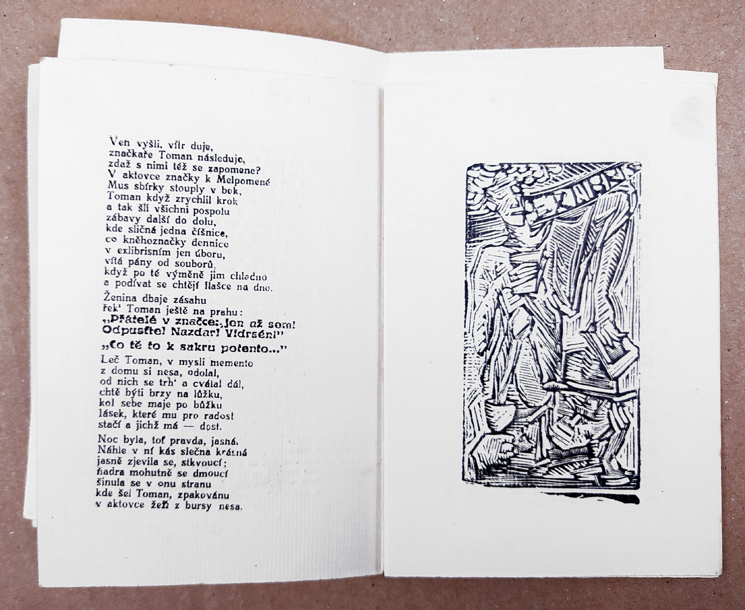 Váchal Josef – Toman a knižní panna, aneb příběh pro kroužkaře, 1939–1945