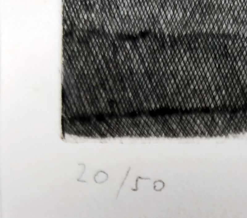 John Jiří – Semínko, suchá jehla, číslováno 20/50, 1966