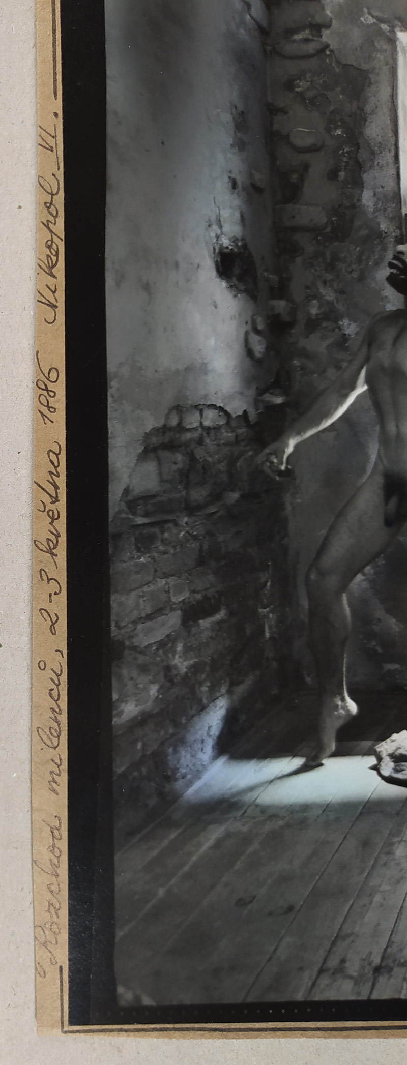 Saudek Jan – The divorce (Nikopol VI), kolorovaná autorská fotografie, 1986