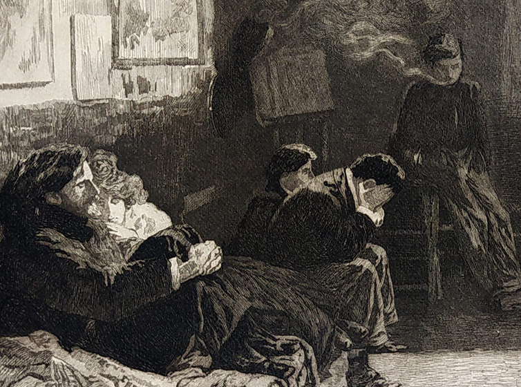 Beethoven – Balestrieri Lionello, Leo Arndt, původní lept, ca 1900