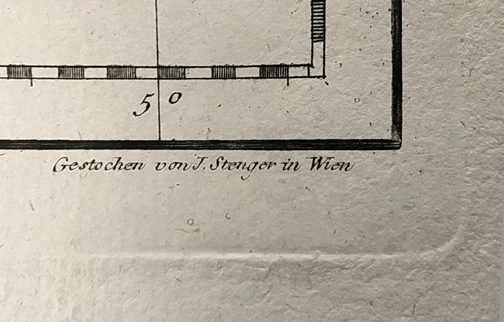 Irsko – Karte von Ireland Verfasst, F. A. Schraembl, původní mědiryt, mapa, 1787