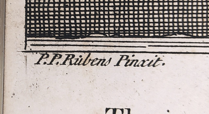 Baron Bernard – podle Rubense, Achilles Armatus, původní lept, 1767–1793