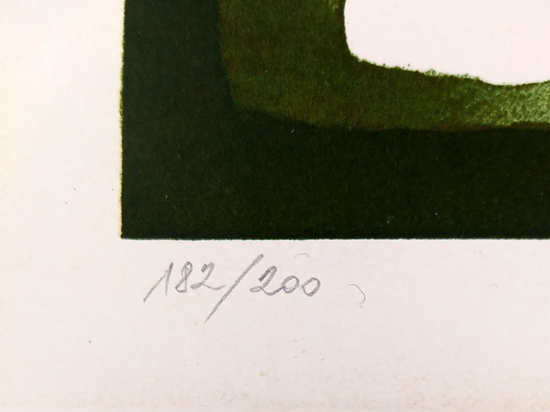 Suchánek Vladimír – Magická žena, původní monochromatická litografie, nedatováno