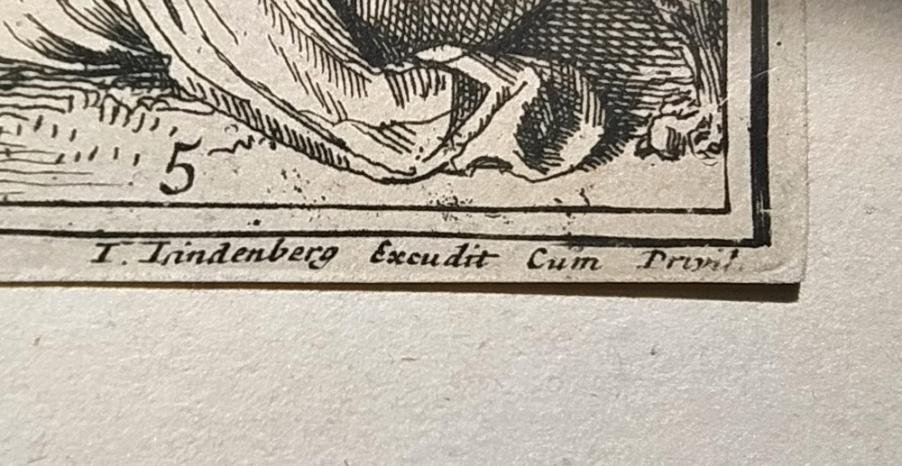 Hooghe, Jacques de – ilustrace k hebrejské Bibli, původní mědiryt, 1704