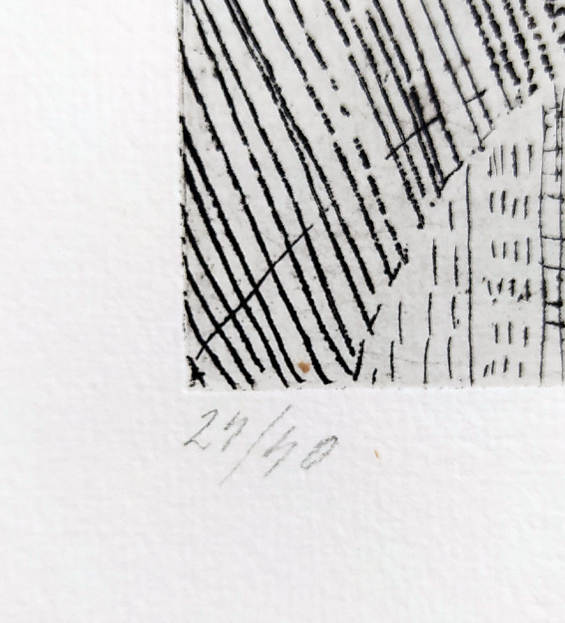 Černá Kateřina – Konvalinky velké, lept, č. 24/40, 1984