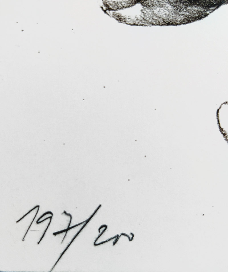 Kulhánek Oldřich – Malý dialog, původní litografie, číslováno 197/200, 1996