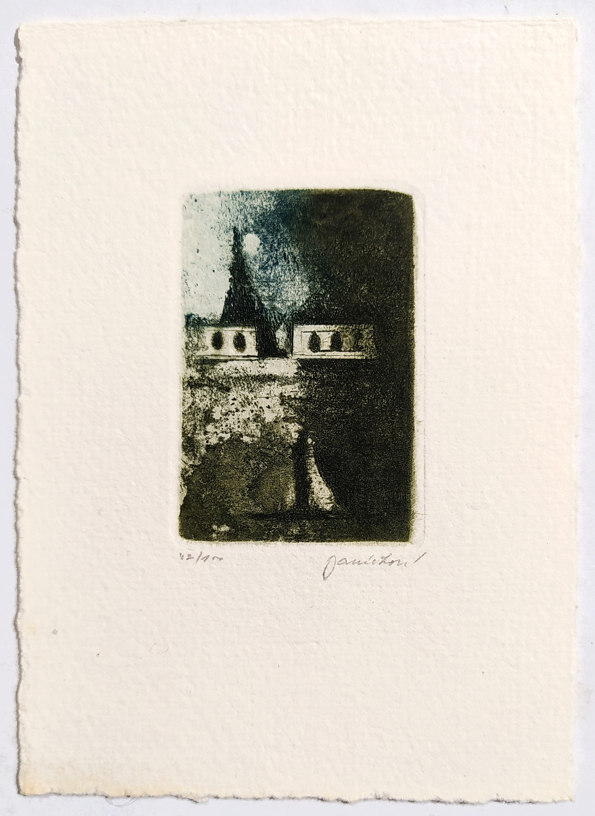 Janíčková Eva – Tajemství, pět barevných leptů, nedatováno