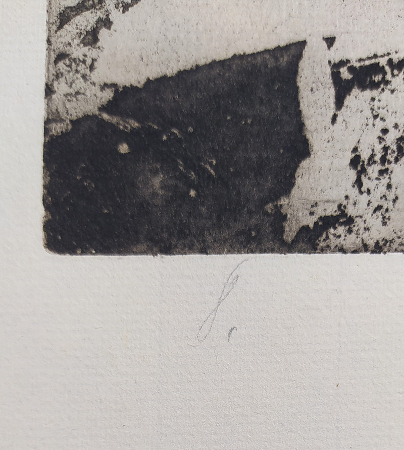 Čepelák Ladislav – Pavučiny (8), akvatinta, nedatováno