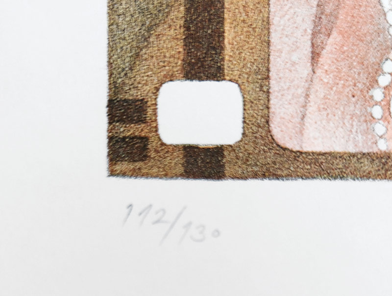 Jelenová Veronika – Libuše Šafránková jako Večernice, původní barevná litografie, 2024