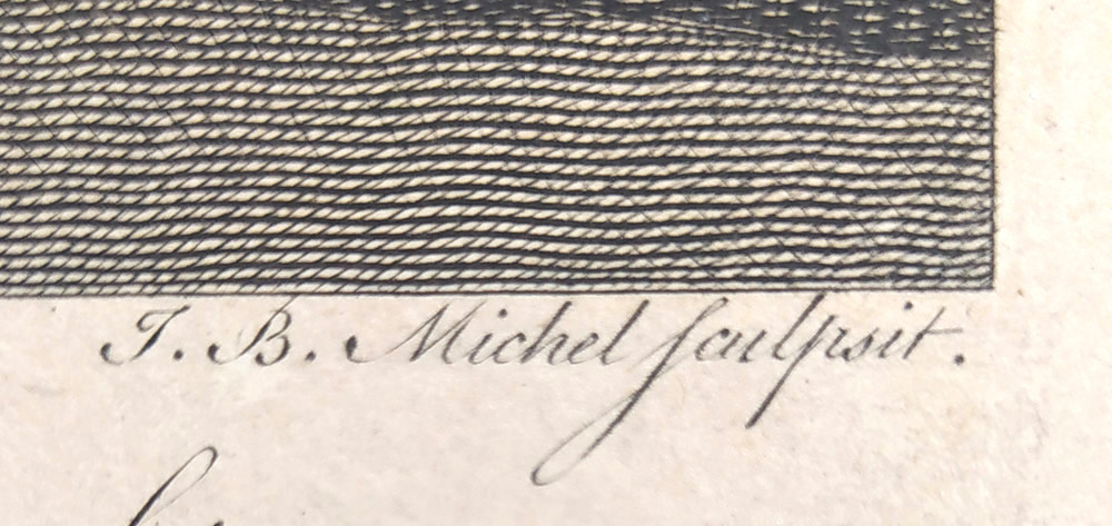 da Vinci, Leonardo; Michel, Jean Baptiste – La Joconde nue, původní lept, mědiryt, 1774