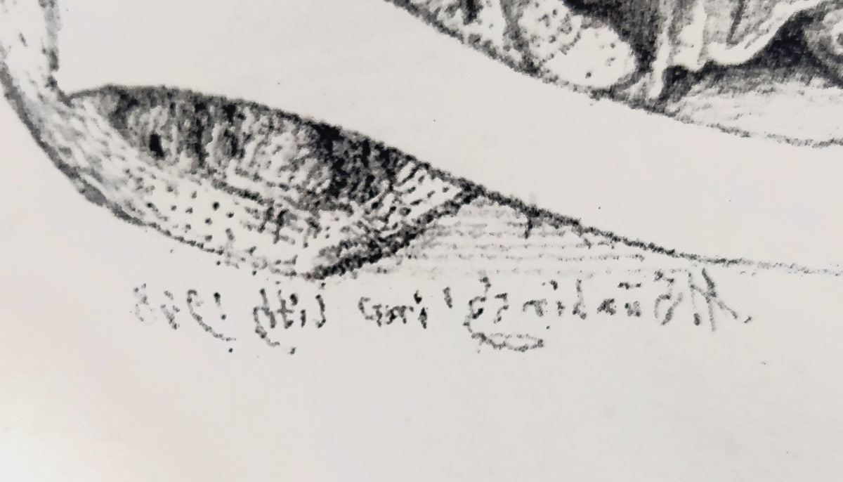 Švabinský Max – Diplom k 600. jubileu založení Karlovy univerzity, původní litografie, 1948