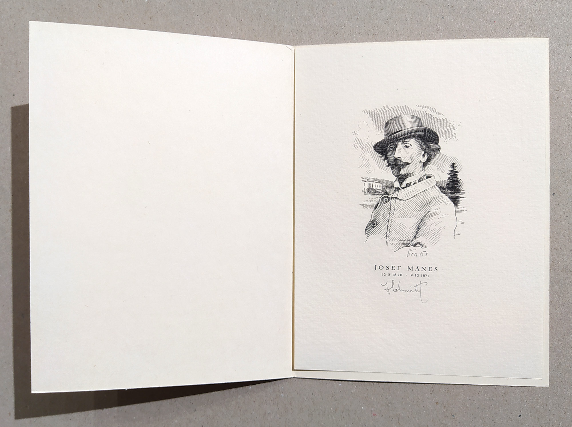 Schmidt Jindra, Švabinský Max – Krajská výstava poštovních známek, oceloryt, 1980