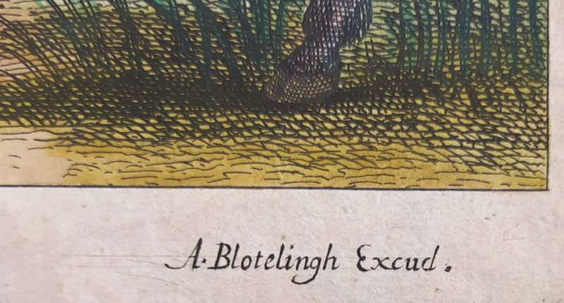 Pastýřský motiv – Abraham Bloteling, Govaert Flinck, kolorovaný mědiryt, ca 1670