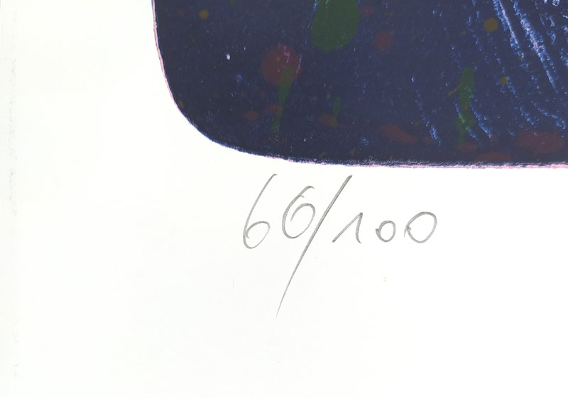 Lamr Aleš – Odaliska, velkoformátová barevná litografie, 2017