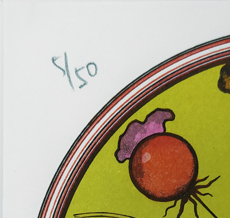 Pilař Radek – Pohádkový motiv, původní barevná litografie, číslováno 5/50, nedatováno