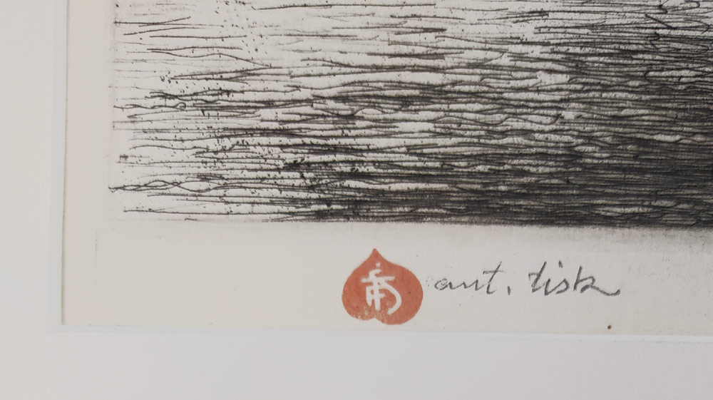 Šimon Tavík František – Vyšehrad, původní lept, 1940