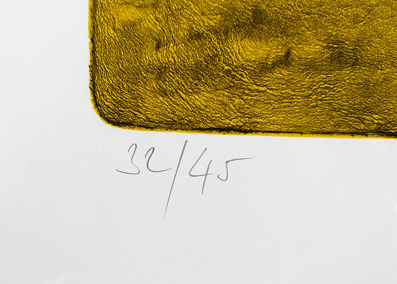 Lamr Aleš – Dovnitř I., velkoformátová barevná litografie, 1999